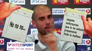 Pep Guardiola - Fri inglis leson