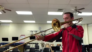 How to play “When Mom’s Not Home” on the trombone