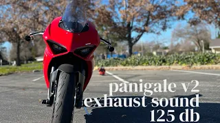 LOUD Panigale V2 Exhaust - Austin Racing 125 DB