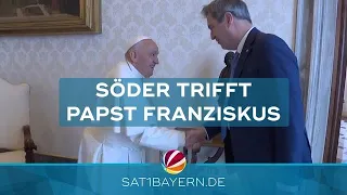 Markus Söder in Rom: Treffen mit Regierungschefin Meloni und Papst Franziskus