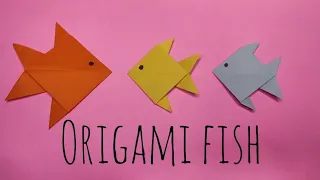 Tutorial Membuat Origami Ikan | How To Make a Paper Fish Easy