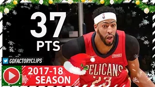 Anthony Davis Full Highlights vs Wizards (2017.12.19) - 37 Pts, 9 Reb