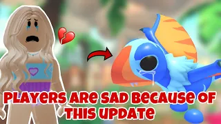 Players are sad because of this in adopt me 😔💔