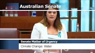 Senate Matters of Urgency - Climate Change: Water