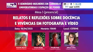 II Seminário: Mulheres em carreiras universitárias e espaços de poder.