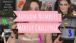 RANDOM NUMBERS PICK MY MAKEUP CHALLENGE