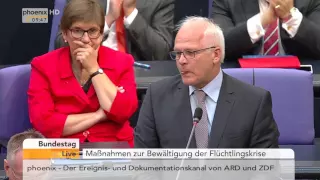 Schlagabtausch: Peter Bleser und Katrin Göring-Eckardt zur Flüchtlingspolitik am 01.10.2015