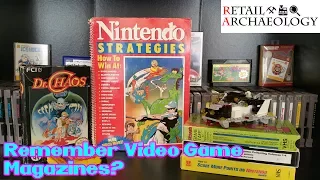 Remember Video Game Magazines? | Nintendo Strategies | Retail Relics