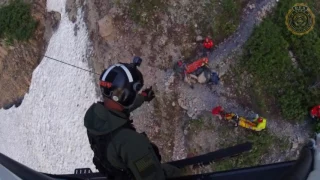 DPS Aero Bureau Hoist Rescue in Utah County