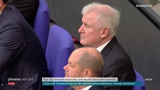 Haushalt im Bundestag: Etat Finanzministerium und Bundesrechnungshof am 03.07.18