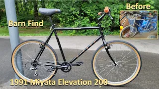 Barn Find early 90s Japanese Mountain Bike restoration - Starring a Miyata Elevation 200