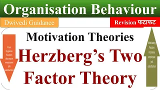 herzberg two factor theory of motivation, herzberg theory of motivation, organisational behaviour ob