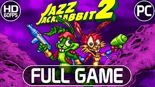 Jazz Jackrabbit 2 + The Secret Files | Full Game | Longplay Walkthrough No Commentary | [PC]