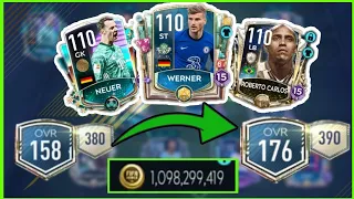 THE BEST FIFA MOBILE 20 LEGACY TEAM! ALL 110 OVR! 1B+ COINS WORTH SQUAD UPGRADE! VSA GAMEPLAY!