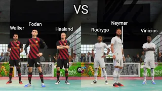 FIFA 23 VOLTA - Neymar Vinicius Rodrygo vs Haaland Foden Walker - VOLTA 3v3