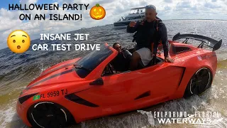 Party at Beer Can Island + Corvette Jet Car