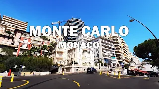 Monte Carlo, Monaco - Driving Tour 4K