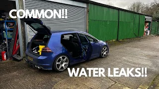FIXING THE COMMON WATER LEAKS ON MY VW GOLF MK7R