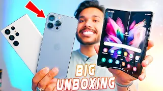 I Bought Every Flagship in INDIA - iPhone 13 Pro , FOLD 3 , S22 ULTRA .