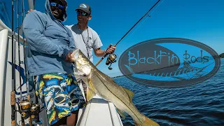 Fishing Stuart, Florida with Unfathomed host Capt George Gozdz for SNOOK and REDFISH | Blackfin Rods