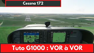 [FS2020] 🛫 Tuto G1000 : navigation VOR à VOR (très facile)