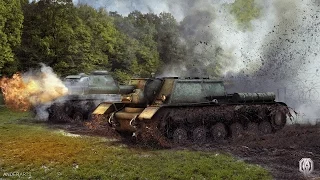 Мега выстрел Су -152 попавший в (ЛРН) World of Tanks