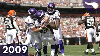 Favre's First Start - Browns vs. Vikings (Week 1, 2009) Classic Highlights