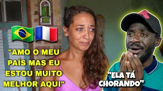 Francesa se emociona ao falar do Brasil🇧🇷 e do porque dela não querer voltar para o seu país