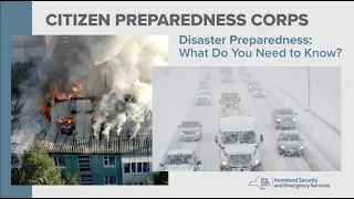Disaster Preparedness: What You Need to Know - English
