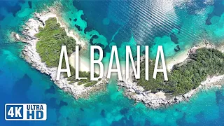 Albania, 4K UHD (Flying over the Balkans). Relaxing music with beautiful nature.