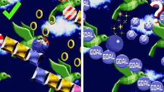 Are Sonic 1 Special Stages IMPOSSIBLE?! ~ All Goal Blocks ~ Sonic 1 mods ~ Gameplay