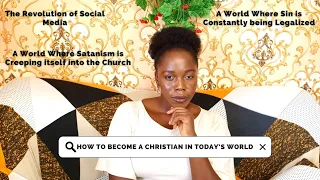 HOW TO BECOME A CHRISTIAN IN TODAY'S WORLD/Tips and Next Steps for New Belivers. Be the Light!