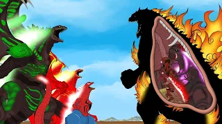 WHAT IF GODZILLA EARTH 5* swallows EVOLUTION of Shin Godzilla: Who Is The King Of Monste / ANIMATION