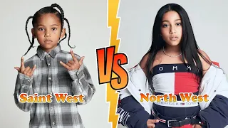 North West VS Saint West (Kim Kardashian's Childen) Transformation ★ From Baby To 2023