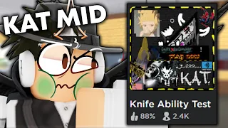 WHY KAT SUCKS NOW (Roblox Knife Ability Test)