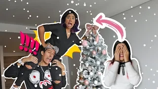 SURPRISE!!! MY SIBLINGS DECORATE MY CHRISTMAS TREE | LOS POLINESIOS