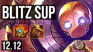 BLITZCRANK & Samira vs ALISTAR & Aphelios (SUP) | 1/0/19, 4.1M mastery | KR Master | 12.12