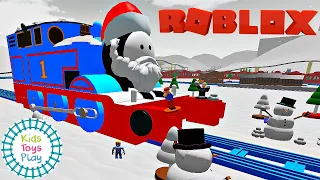 Let's Play ROBLOX Tomy Testing Ground Christmas Track | Thomas and Friends Gameplay