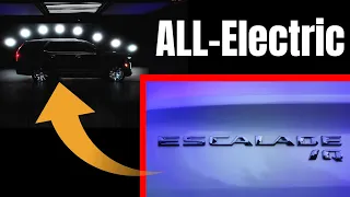 Cadillac Escalade IQ Is The First All Electric Cadillac Luxury Big SUV