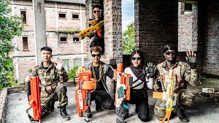 LTT Game Nerf War : Team Warriors SEAL X Nerf Guns Fight Mr Close Crazy In Death Battle Land