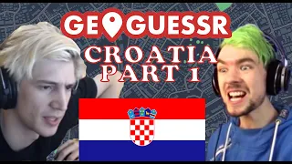 Famous Streamers Trying To Guess CROATIA On GeoGuessr COMPILATION PART 1