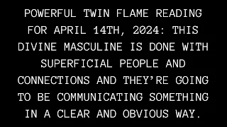 This Twin Flame is DONE With Superficial People Because They ONLY Want You [Divine Feminine Reading]