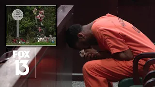 Convicted drunk driver breaks down in Florida courtroom