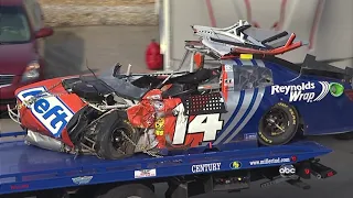 2012 Eric McClure hard crash @ Talladega (extended version)