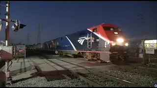 Amtrak 138 Phase VII P42 leads Coast Starlight & Bonus Horn Show Clip