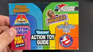 1990 Kenner Toy Catalog featuring Beetlejuice, Shadow Strikers, Robocop, Ghostbusters and more