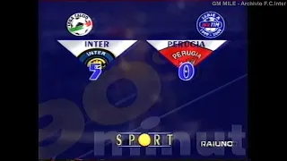 1999-00 (15^ - 06-01-2000) INTER-Perugia 5-0 Servizio 90°Minuto Rai1