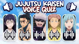 ⭐ANIME VOICE QUIZ⭐ THE BEST Jujutsu Kaisen Voice Quiz ⭐Anime CHARACTERS VOICES 🗣️🔊