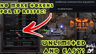 How To Respec on Single Player EASY! No More Tokens! Help Prep For Ladder - Diablo 2 Resurrected
