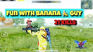 Duo Vs Squad 🔥 | Best games with Banana Guy 🤦‍♂️ | 21 Kills